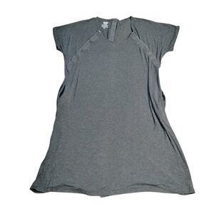 Charcoal Gray Women's Short Sleeve Top
